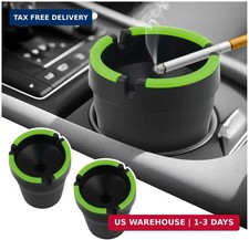 2026 New 2PCS Car Ashtrays for Cup Holder Smell Proof,Portable Smokeless Ashtray