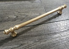 Amerdeco 10 Pack Brushed Brass Cabinet Pulls 7.5 Inch 192mm Hole Center Handles