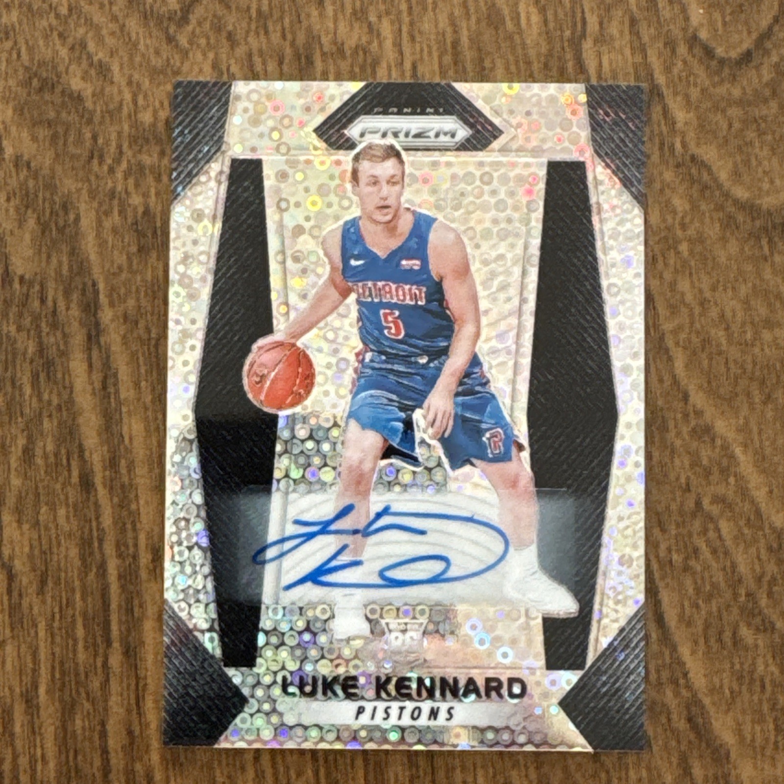 2017-18 Panini Prizm - Luke Kennard #171 Fast Break Prizm Autographs Rookie