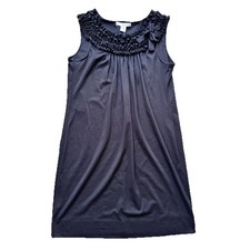 AA Studio AA Black Sleeveless Dress Women Plus Size 16W Ruffles Knit Stretch
