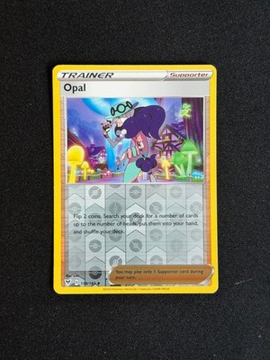 Opal 158/185 Uncommon Vivid Voltage Pokemon Reverse Holo Near Mint