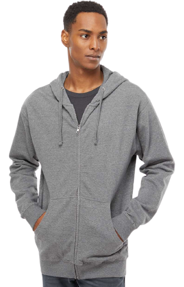 УНИВЕРСАЛЬНАЯ ТОЛСТОВКА AMERICAN LEGEND OUTFITTERS УНИСЕКС С КАПЮШОНОМ НА МОЛНИИ БОЛЬШОГО РАЗМЕРА GUNMETAL HEATHER 8390₽