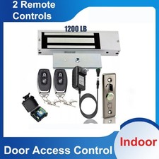 Door entry Access Control System Electric Magnetic Lock 1200lb 500kg 2 Remote