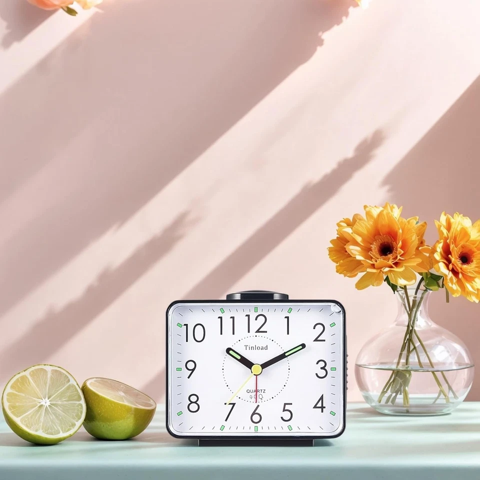 Heavy Sleepers Loud & Silent Alarm Clock with Snooze & Light - Image 4 of 4