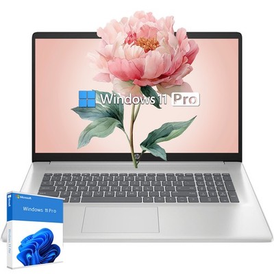 HP Laptop 17.3'' Full HD+ 6 cores AMD Ryzen 5 7430U UpTo 64GB RAM 2TB SSD Win Pro