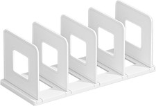Desk File Sorter Vertical Desktop Folder Organizer 4 Section Plastic Book Holder
