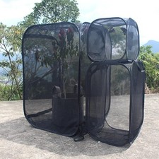 Foldable Insect Butterfly Habitat Mesh Cage Breathable Housing Enclosure Cage 