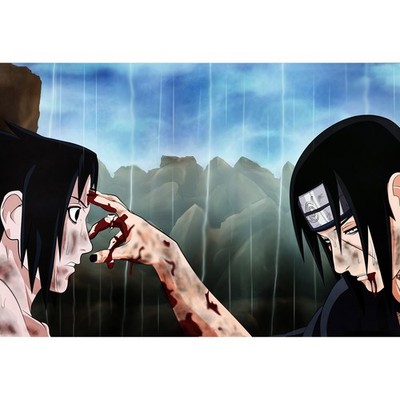 Naruto Sasuke Itachi  19'' x 13'' Large Wall Poster Anime Print Art Decor