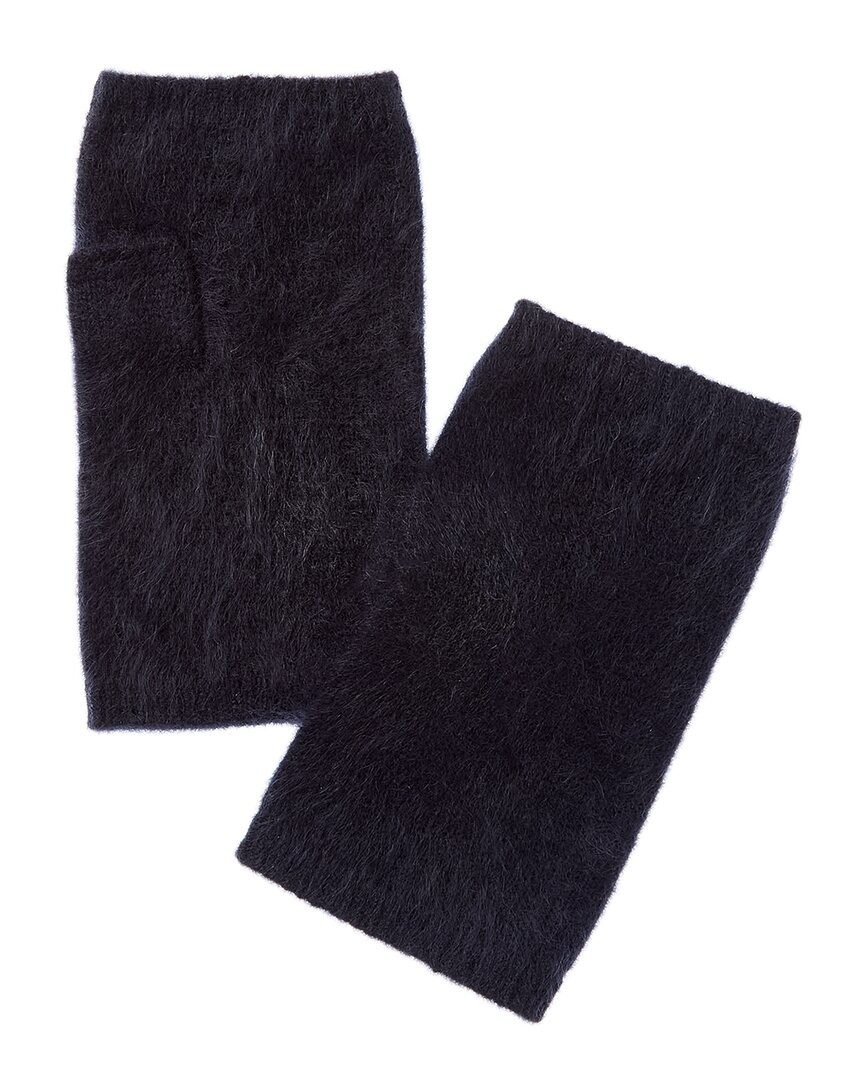 Amicale Cashmere Brushed Cashmere Armwarmers Women's Blue
