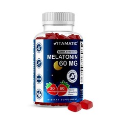 Vitamatic Sugar Free Melatonin 60mg - 60 Vegetarian Gummies