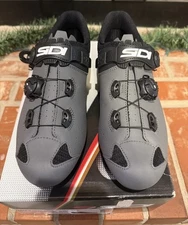 Sidi Men's Genius 10 Road Bicycle Shoes Black/Grey EUR 42  