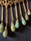 Antique Chinese Export Jade Dangle Necklace Early 20th Century Silver — photo 5