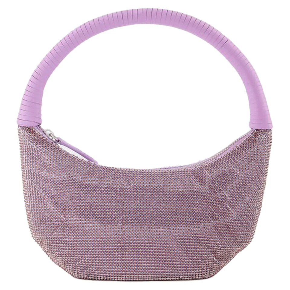Pepper Crystal Hobo Bag - Staud - Lilac - Strass Weiblich Lila One Size