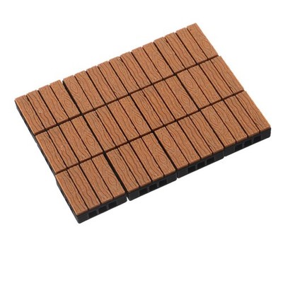 12 Pcs Mini-Puppenhausboden Puppenhauszubehör Für Kinder Dollhouse Flooring