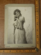 Helena Frederick Singer Actress Signed Cabinet Photo By LaMarche Chicago 