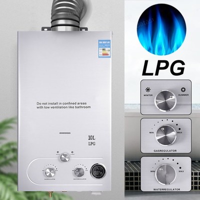 6L-18L LPG Propan Warmwasserbereiter Durchlauferhitzer Wasserspeicher Boiler HOT