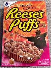 TRAVIS SCOTT'S Reese's Puffs Special Edition Cactus Jack LIMITED EDITION cereal