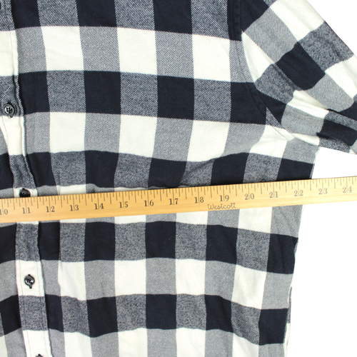 Camicia Versace con bottoni taglia 39 nera a quadri manica lunga colletto flanella - Foto 13 di 15