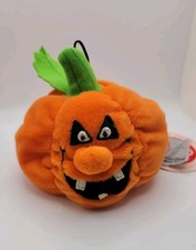 Russ Berrie RB For Target Halloween Jack-o-Lantern Pumpkin Bean Bag Plush