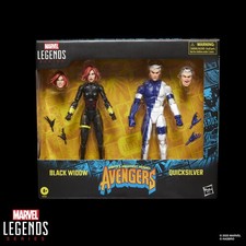 Avengers The Crossing Marvel Legends Black Widow Quicksilver Action Figure 2Pk