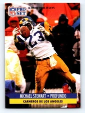 1991 Pro Set Spanish #125 Michael Stewart Fresh Break EX-EXMINT