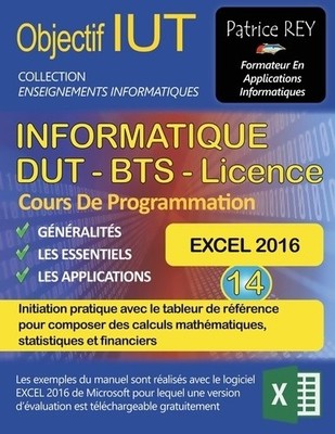 DUT Computer - EXCEL 2016: Mit... - Patrice Rey - V2101794