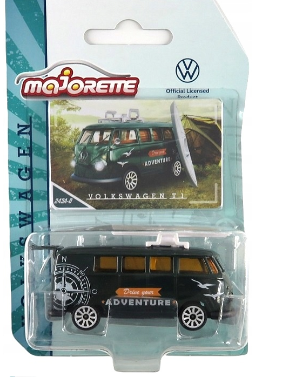 Volkswagen T1 Boat Classic Germany Car Model Diecast 1:64 Scale Majorette