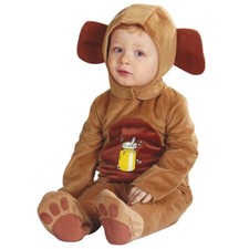 KINDER BÄREN KOSTÜM / Karneval Bärchen Kleinkinder Baby Jungen Overall Gr.90