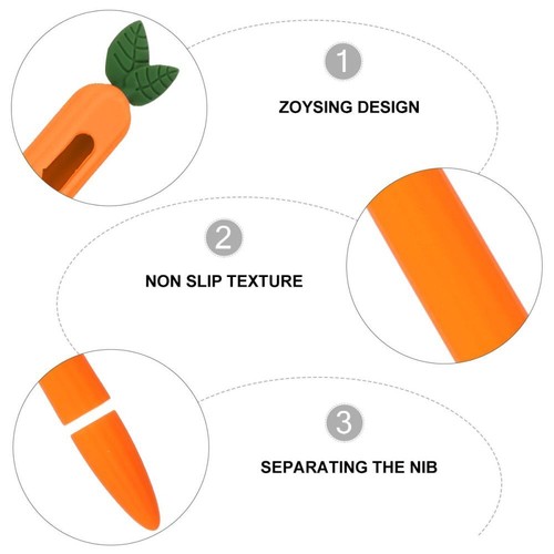 Portable Pen Cover Silicone Pencil Case Kids Stylus Pen Case - Zdjęcie 2 z 12