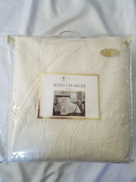 HISTORIC CHARLESTON Bedspreads Coverlet King Charles Collection 120" x 114"  eBay