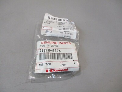 NOS Kawasaki OEM Nut 35MM 2006-2012 ZX-10R 2009-2013 ZX-14R