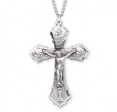 Cross sterling silver pendant .925 x 1 crosses pendants holy CER8387 