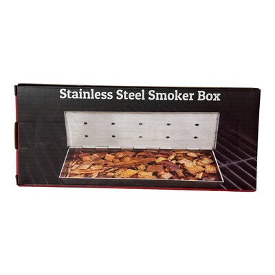 Unbranded Stainless Steel Smoker Box Barbeque Camping