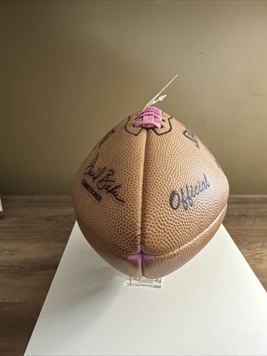 ARENA FOOTBALL SPALDING OFFICIAL GAME BALL PINK For Breast Cancer awareness. - Picture 2 of 6