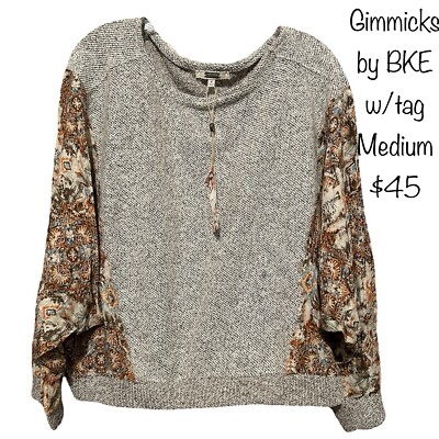 Gimmicks from The Buckle Blouse Medium NWT