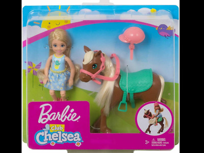 Barbie Club Chelsea Dolls and Ponies Playset Barbie Club Chelsea Dolls and Ponies Playset