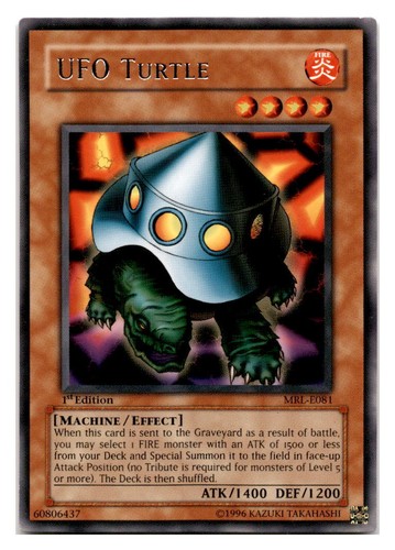 Yugioh 1st Edition UFO Turtle Rare MRL-081 Pack Fresh Never Played