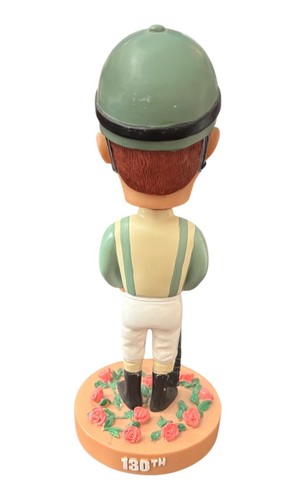 Vtg 2004 Kentucky Derby 130th Commemorative Jockey Collectible Bobble Head * - Picture 2 of 12