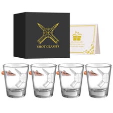 55ml Wine Cup Bullet Hit Small Glass Design Shot Glasses for Party Celebration