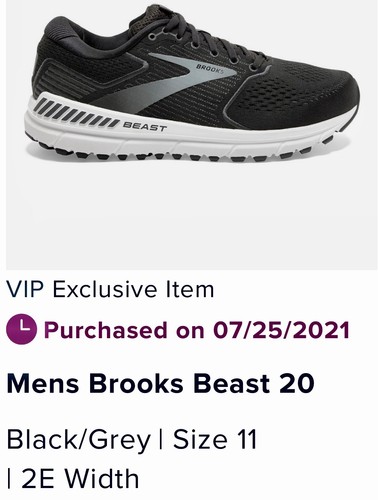 Brooks Beast 20 Men's Shoes Sz 11 Wide 
