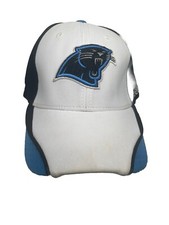 Carolina Panthers NFL Hat Cap Reebok Sideline Blue White Black Equipment L XL