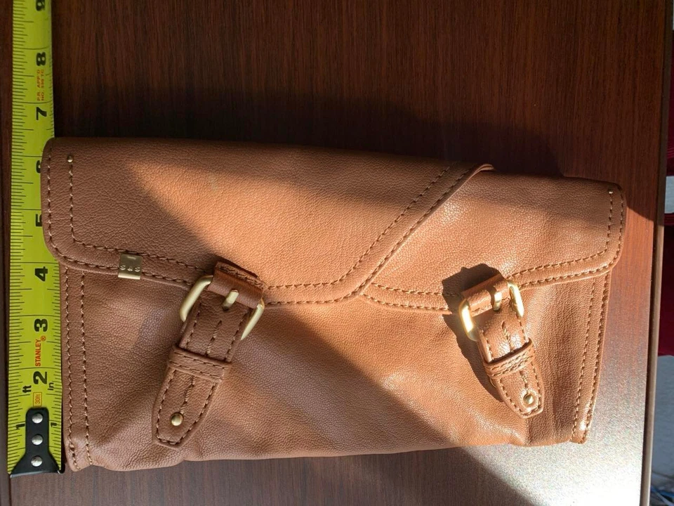 Верблюжий клатч Anthropologie Schuler and Sons Philadelphia весна лето осень - Изображение 2 из 4