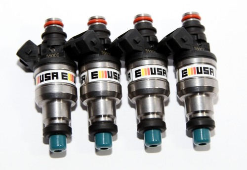 4 PCS 550cc Fuel Injectors fit 92-96 Honda B16 B18 B20 D16 D18 F22 H22 H22A VTEC - Picture 2 of 8
