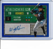 2019 Panini Donruss Willy Adames Bleachers Inc Autograph 62/99 #BI-WA NM