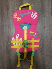 Speedo CB Infant PFD Girls Life Jacket Vest 1724I Floatation Aid - Size 30 Lbs