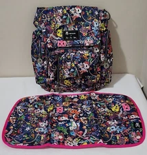 Tokidoki x Ju-Ju-Be Sea Punk Be Right Backpack w/Pink stripe lining