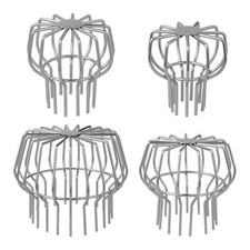 Gutter Guard Downspout Strainer Rust Resistant Weather Resistant Filter Strainer