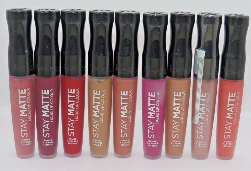 RIMMEL LONDON STAY MATT FLÜSSIGE LIPPENFARBE VIELE SCHATTIERUNGEN VERFÜGBAR