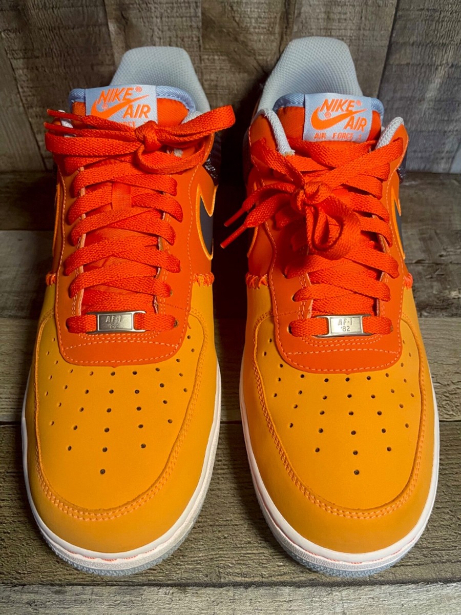 Mens 2013 Nike Air Force 1 Team Orange Low Top Sneakers Size 8.5 2013 Nike Air Force (1)Team Orange (488298-800)Low Casual  main image 4