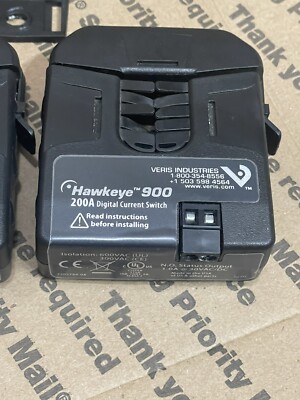 Veris Hawkeye 900 200a Digital Current Switch   Used Checked